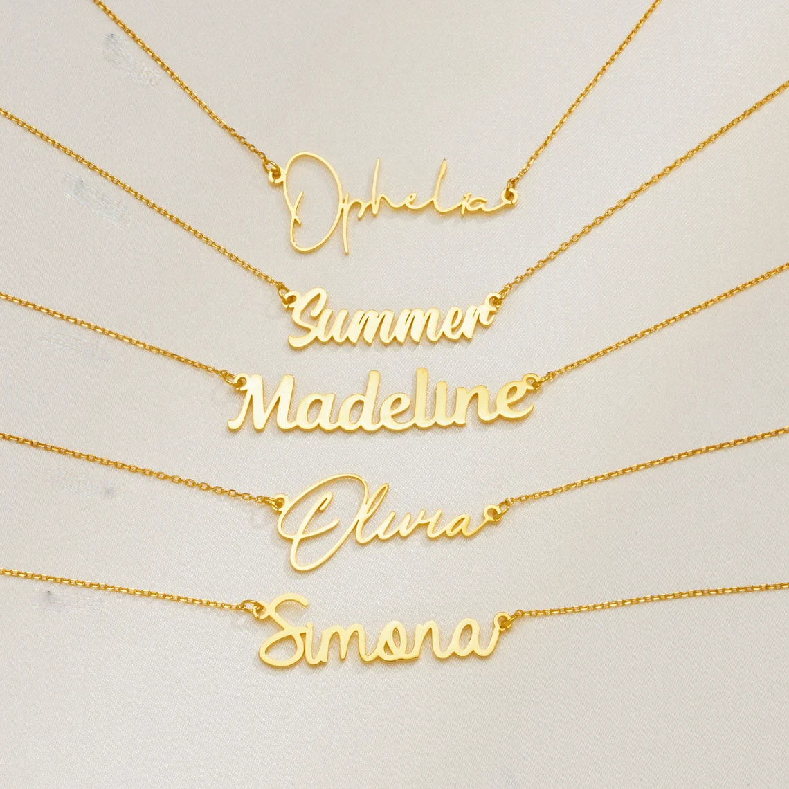 Personalized Name Box - Custom Name Necklace for Women Personalised