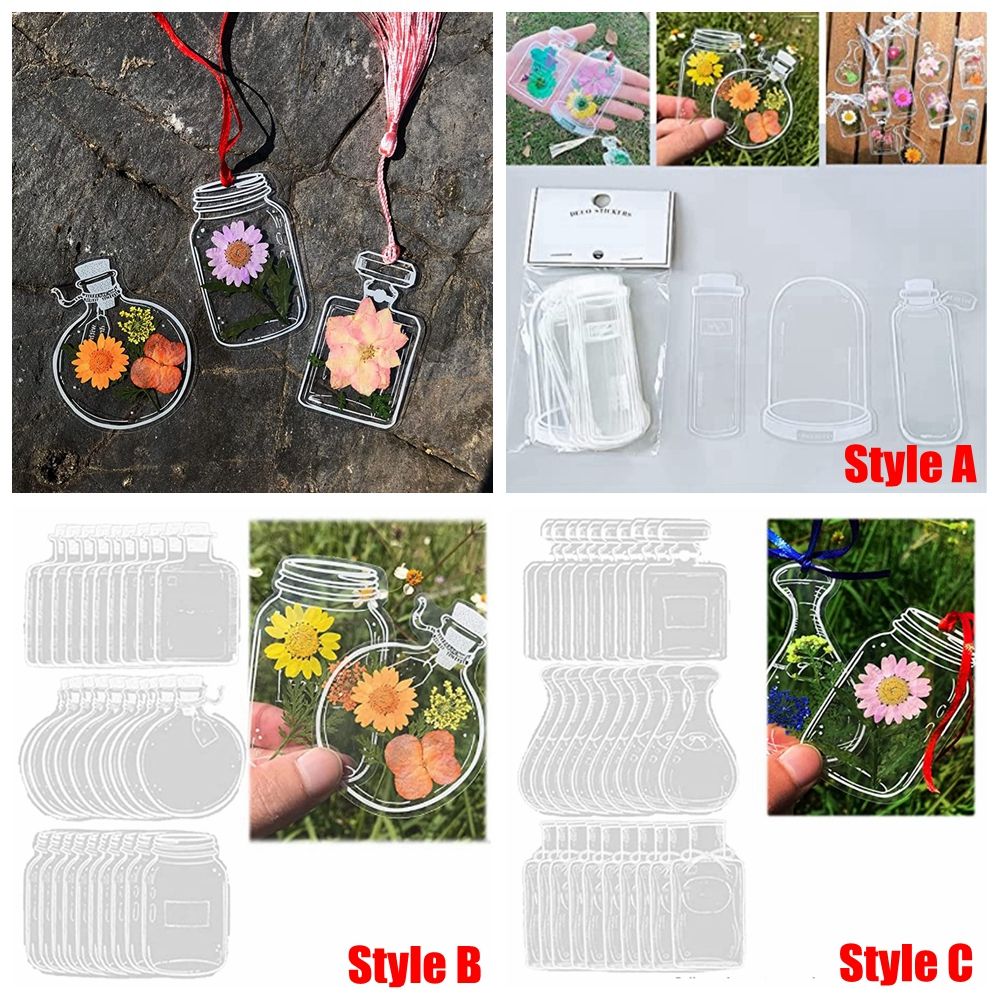 30Pcs DIY Transparent Dried Fl - Dried Flower Bookmark recensie en prijs