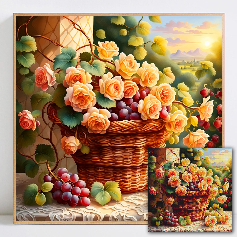 Flower Diamond Painting Kit Fu - Photo Mosaic Print recensie en prijs