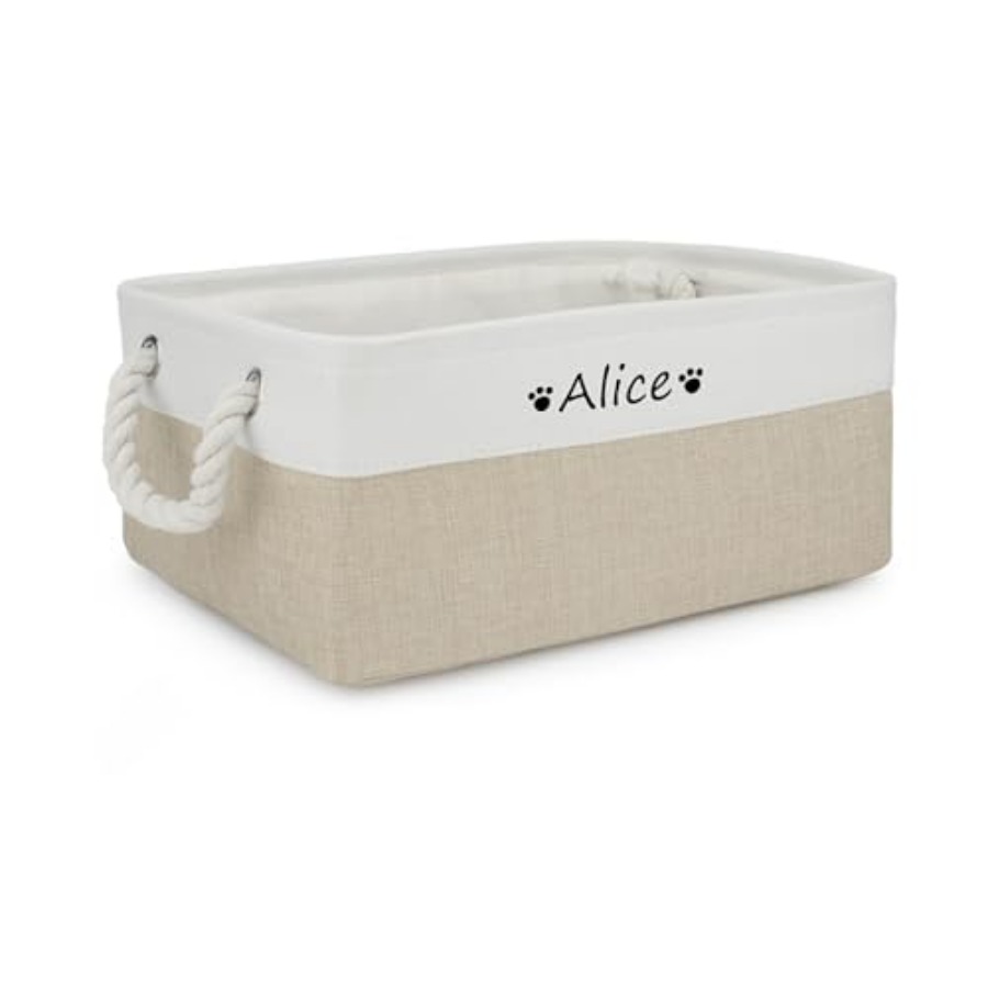 Dog Toy Basket, Dog Toy Bin Bo - Personalized Name Box recensie en prijs