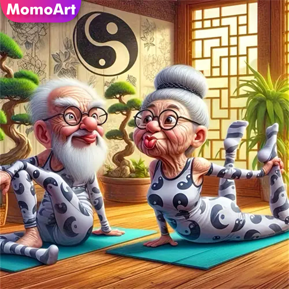 Momoart Old People Diamond Mos - Photo Mosaic Print recensie en prijs