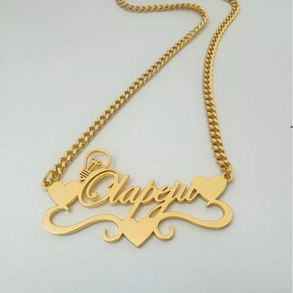 Handcrafted Gold Color Name Ne - Name Necklace Custom recensie en prijs