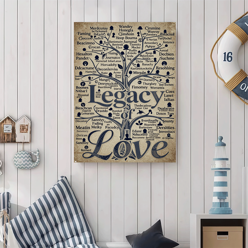 1PC-Unframed Canvas poster wal - Family Tree Print recensie en prijs