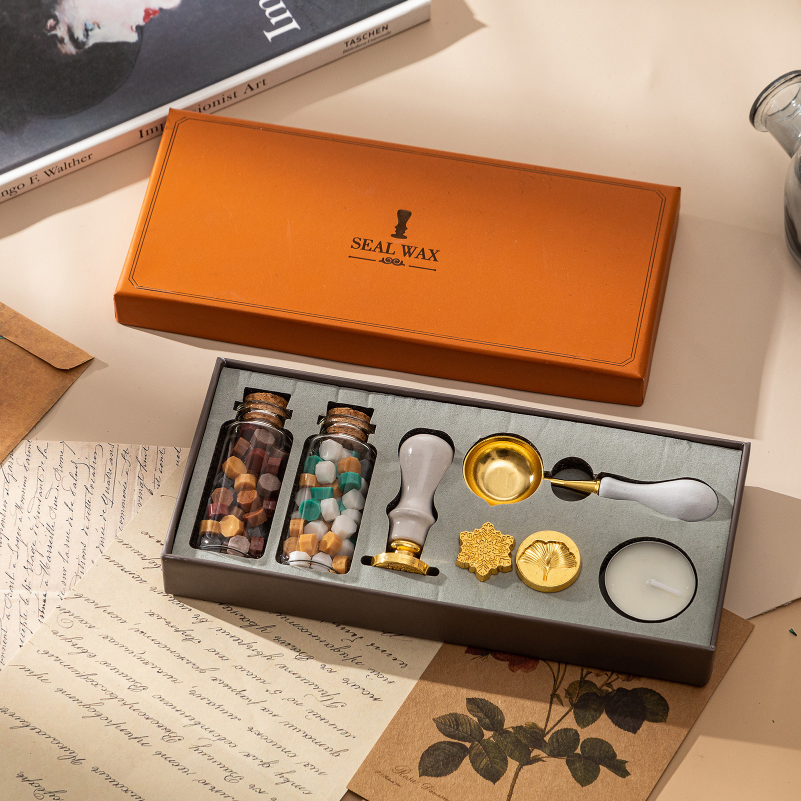【HOT】Wax Seal Stamp Kit with 3 - Wax Seal Letter Kit recensie en prijs