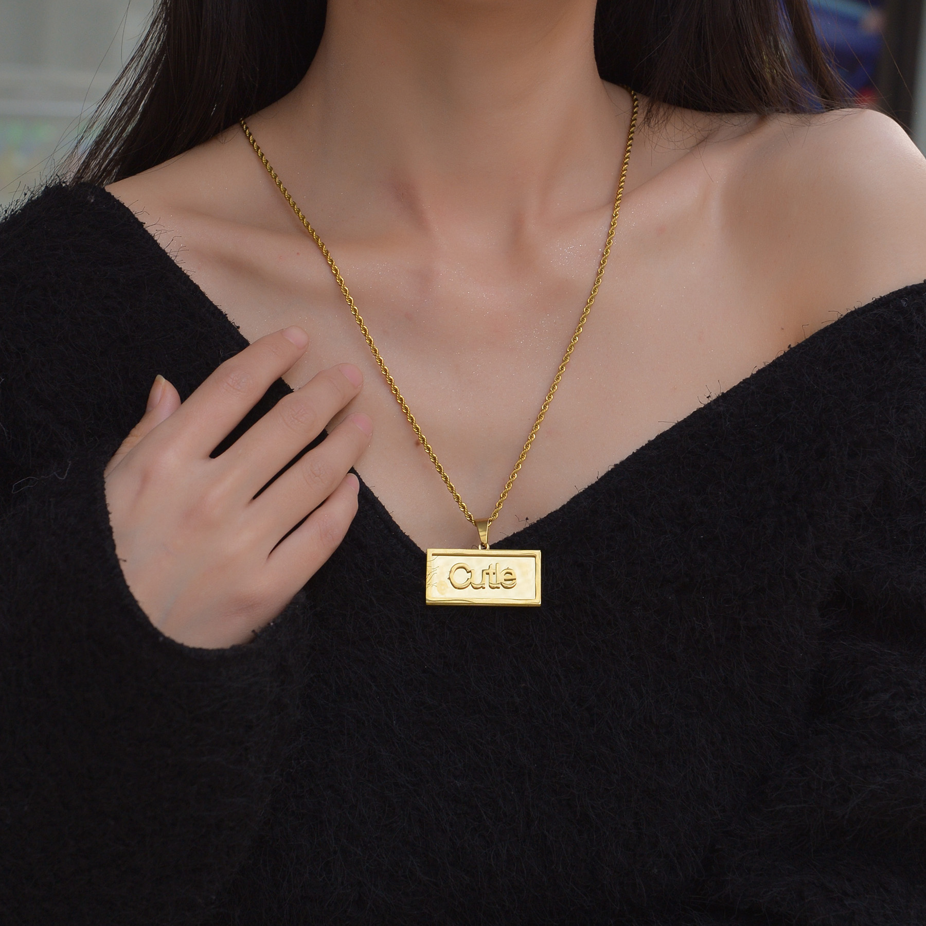 Custom Name Hip Hop Necklace f - Name Necklace Custom recensie en prijs