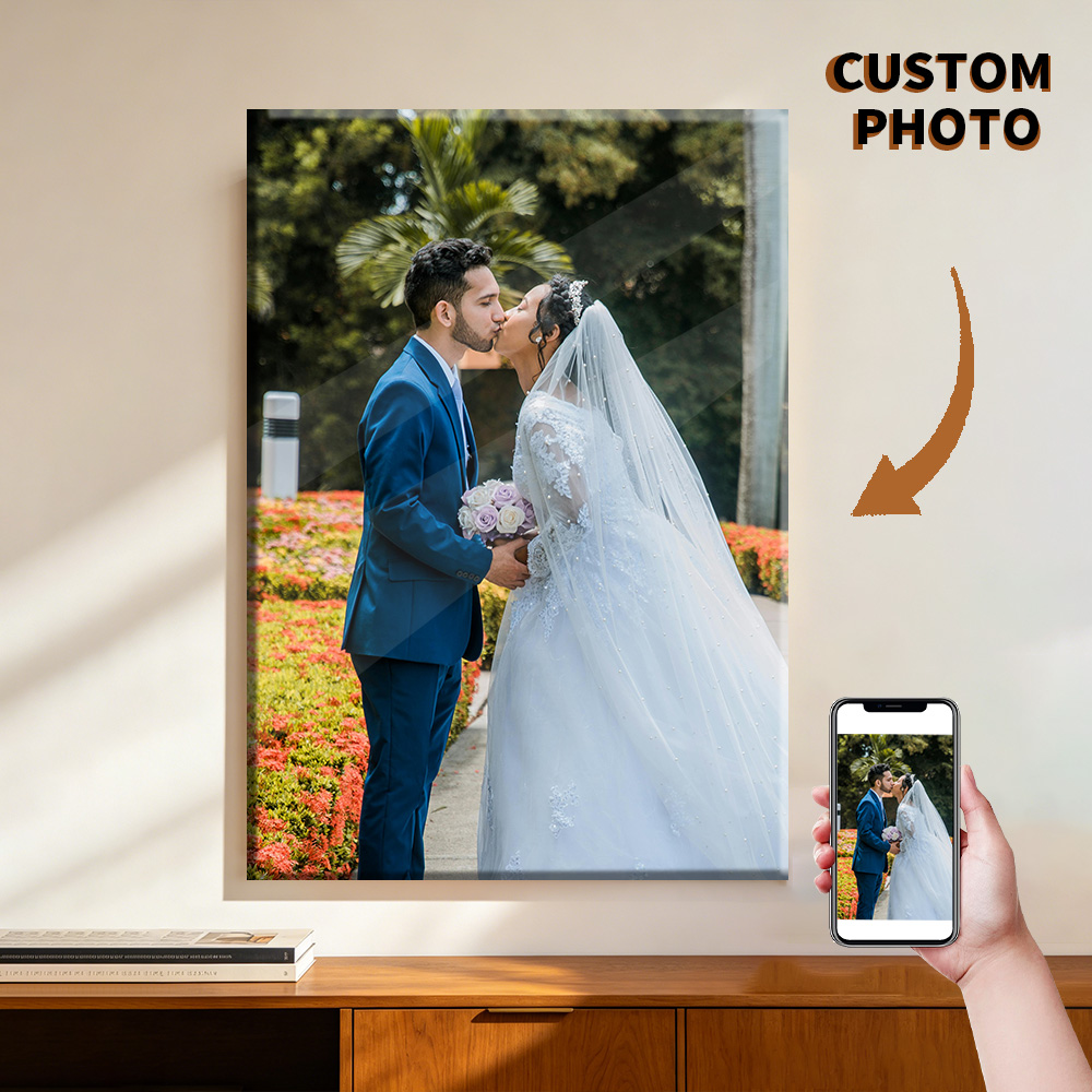 1 Pc Customized Photos on Canv - Engraved Wood Frame recensie en prijs