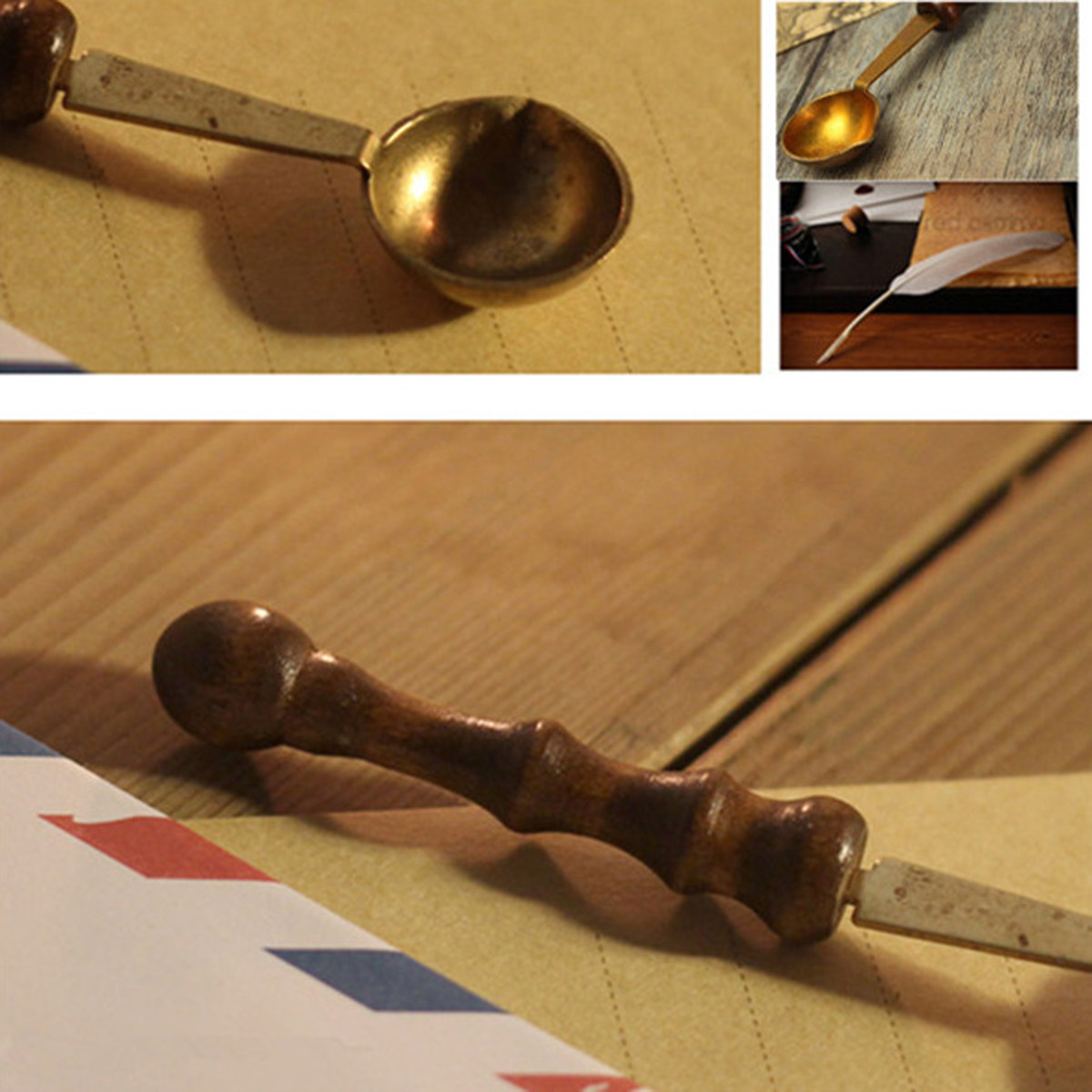 Premium Wood Handle Copper Wax - Wax Seal Letter Kit recensie en prijs