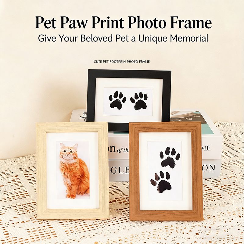 Diy Wooden Baby Pet Paw Print  - Engraved Wood Frame recensie en prijs