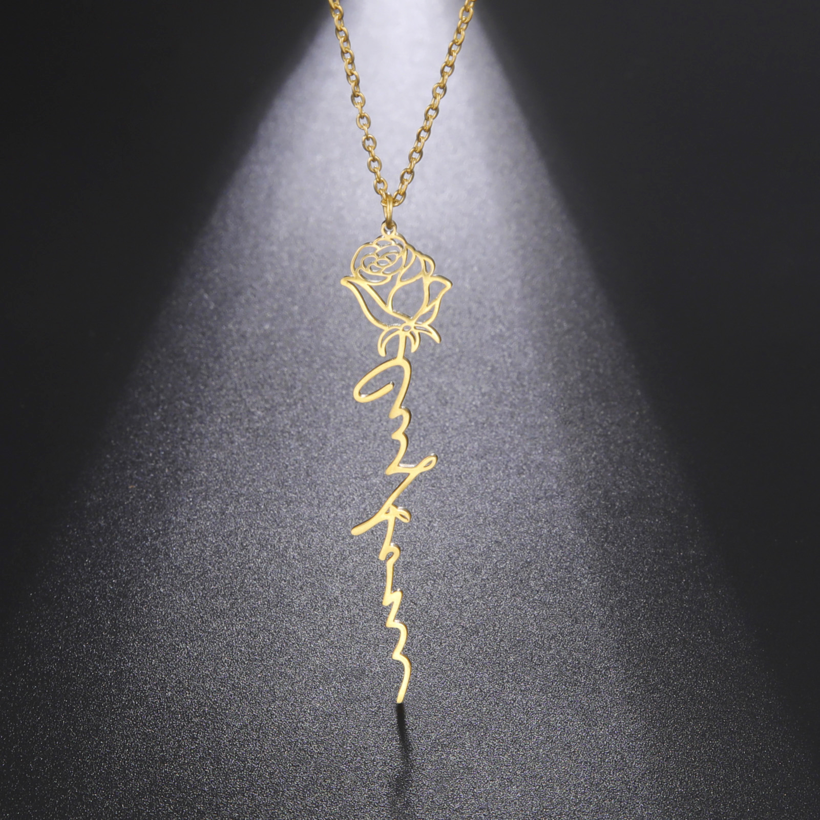Sipuris Personalized Custom Na - Birth Flower Necklace recensie en prijs