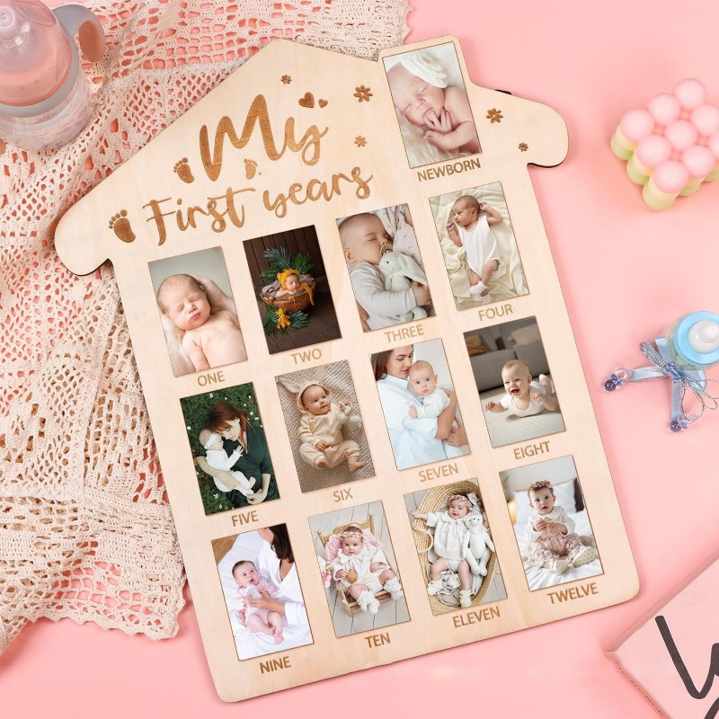 Wooden Baby Commemorative Phot - Engraved Wood Frame recensie en prijs