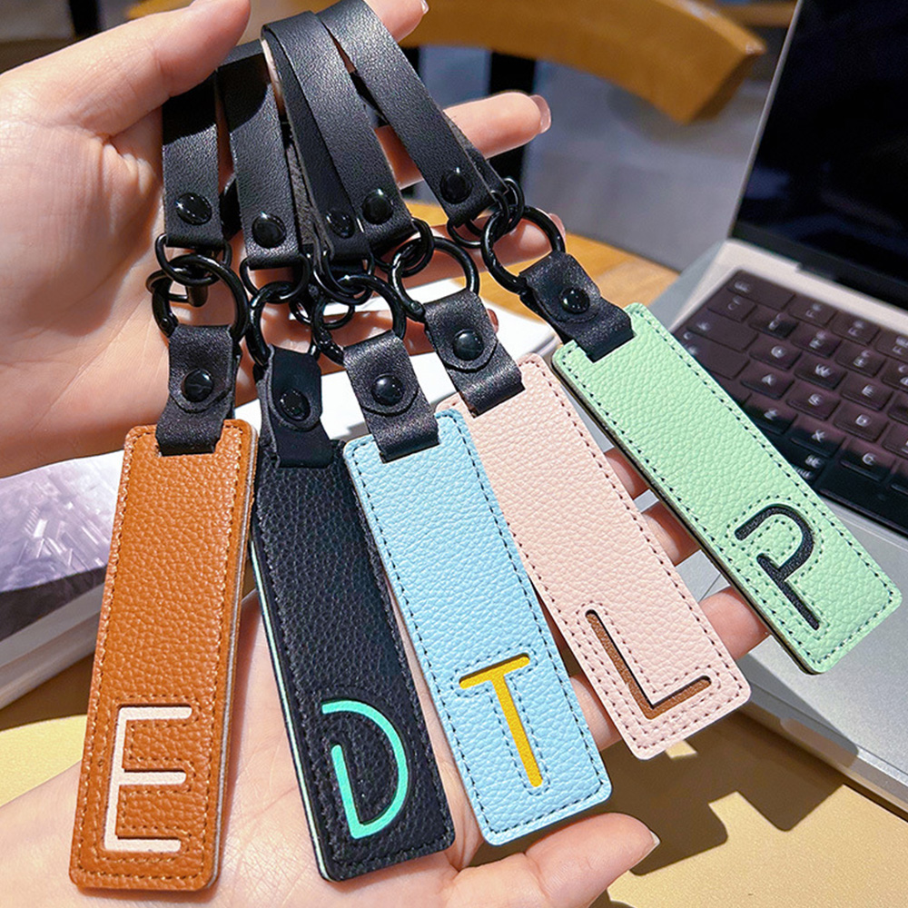 Classic Pu Leather Keychain A- - Monogram Keychain Leather recensie en prijs