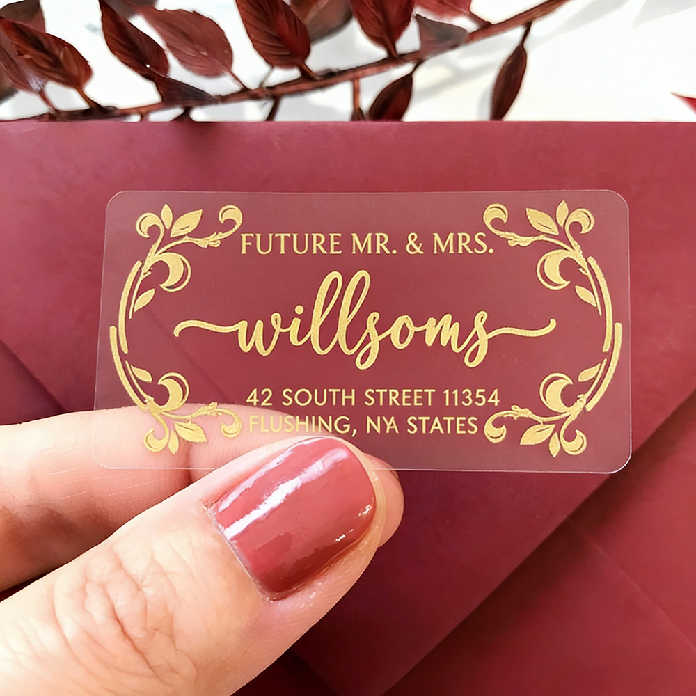 Custom Gold Foil Labels Person - Personalised Candle Label recensie en prijs