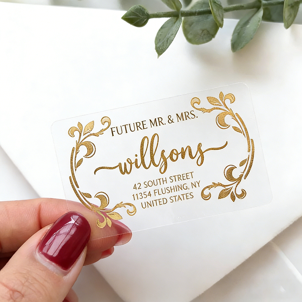 Custom Gold Foil Labels Person - Personalised Candle Label recensie en prijs