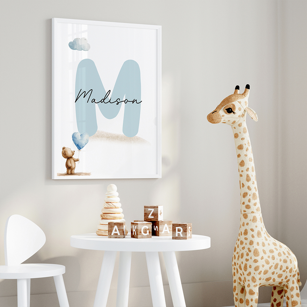 3pcs Personalized Name Blue Be - Personalized Name Box recensie en prijs