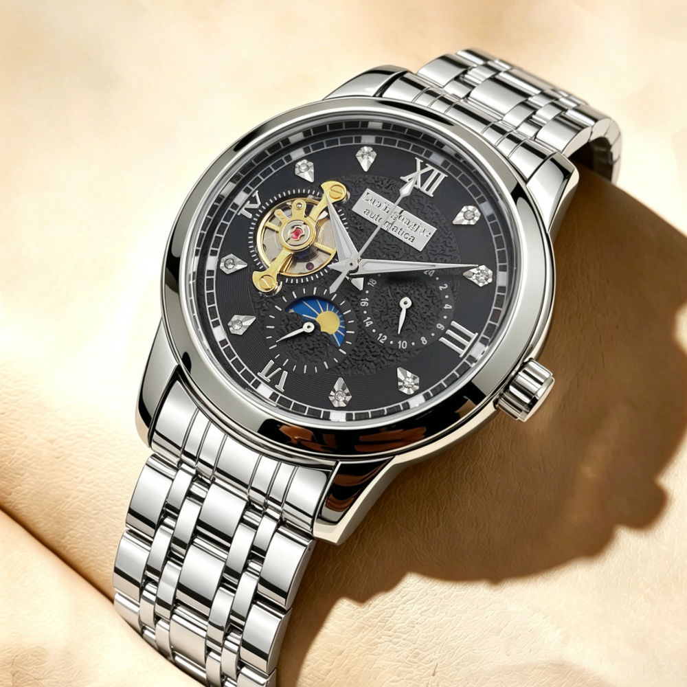 High-End Luxury Men's Automati - Custom Night Sky recensie en prijs