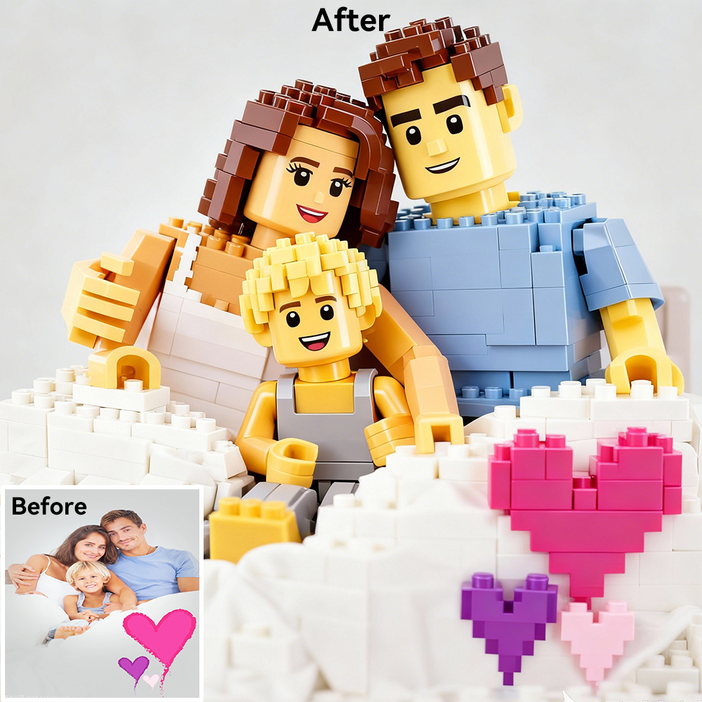 Custom Cartoon Building Block  - Pet Portrait Custom recensie en prijs