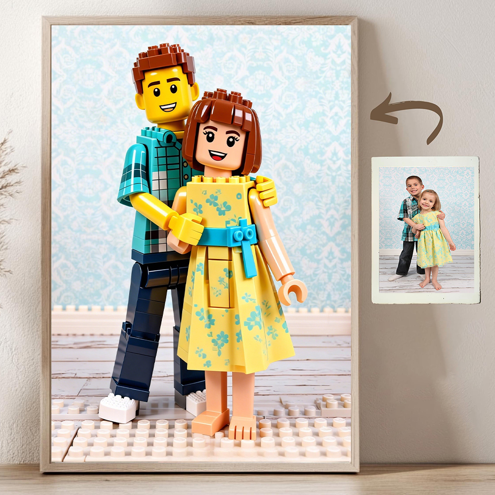 Custom Cartoon Building Block  - Pet Portrait Custom recensie en prijs