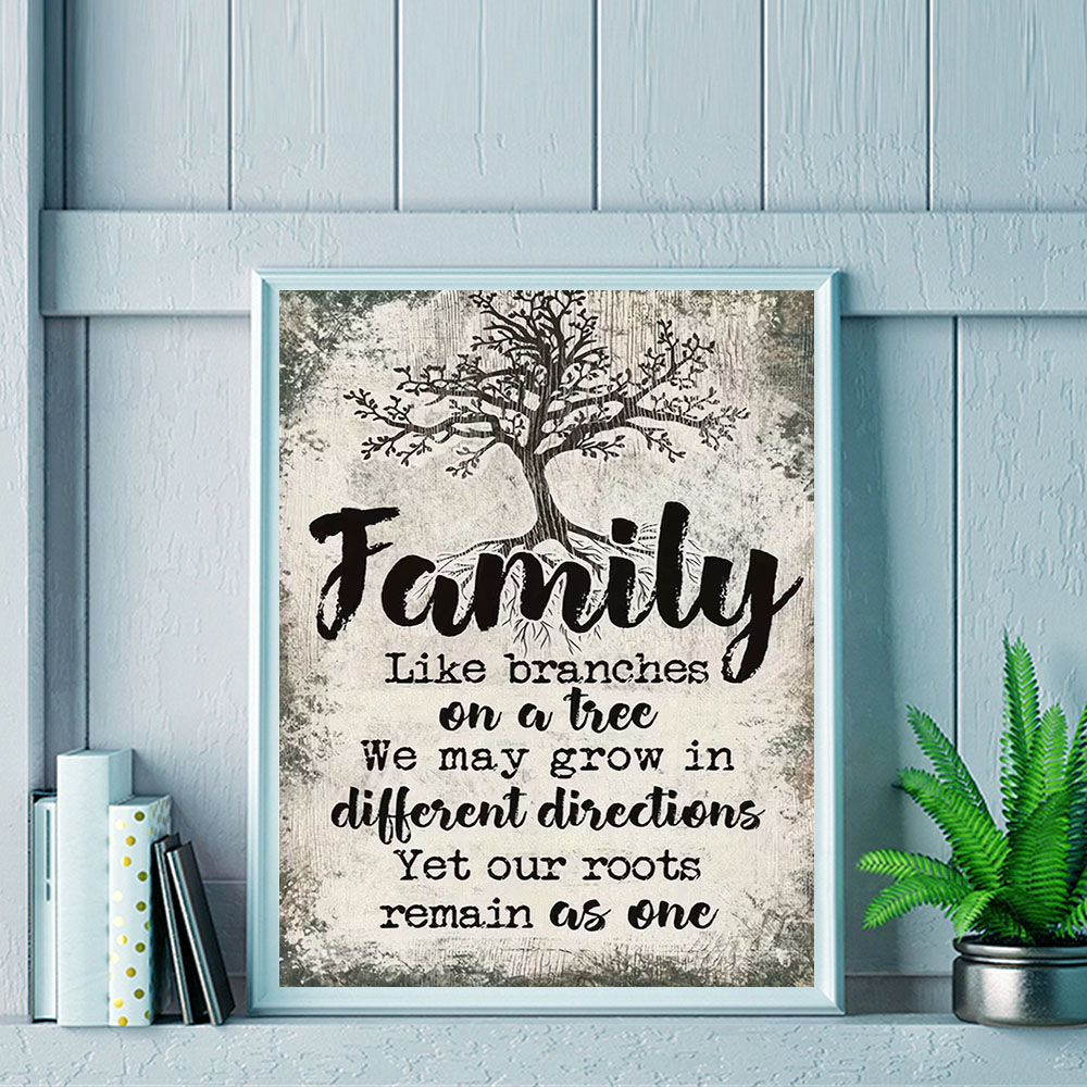 HUACAN  11CT Cross Stitch Comp - Family Tree Print recensie en prijs