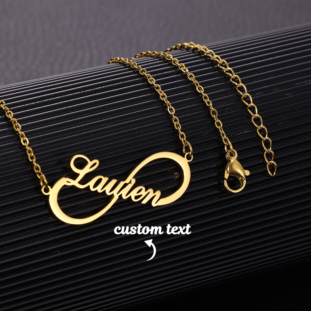 Custom Name Infinity Necklaces - Name Necklace Custom recensie en prijs