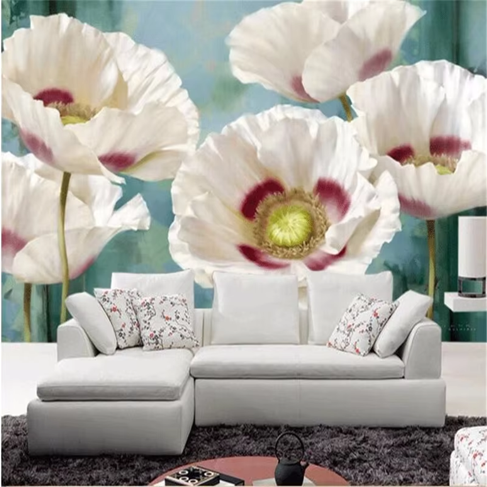 custom White flowers wallpaper - Custom Night Sky recensie en prijs