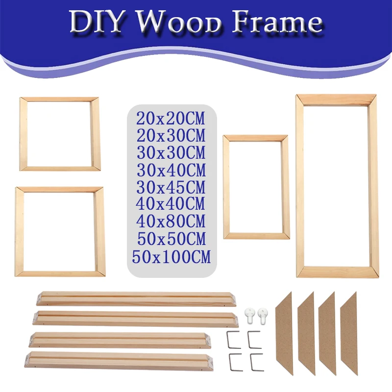 DIY Wood Frame 30x40 40x80 50x - Engraved Wood Frame recensie en prijs