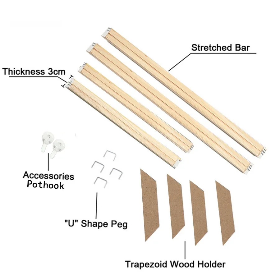 DIY Wood Frame 30x40 40x80 50x - Engraved Wood Frame recensie en prijs