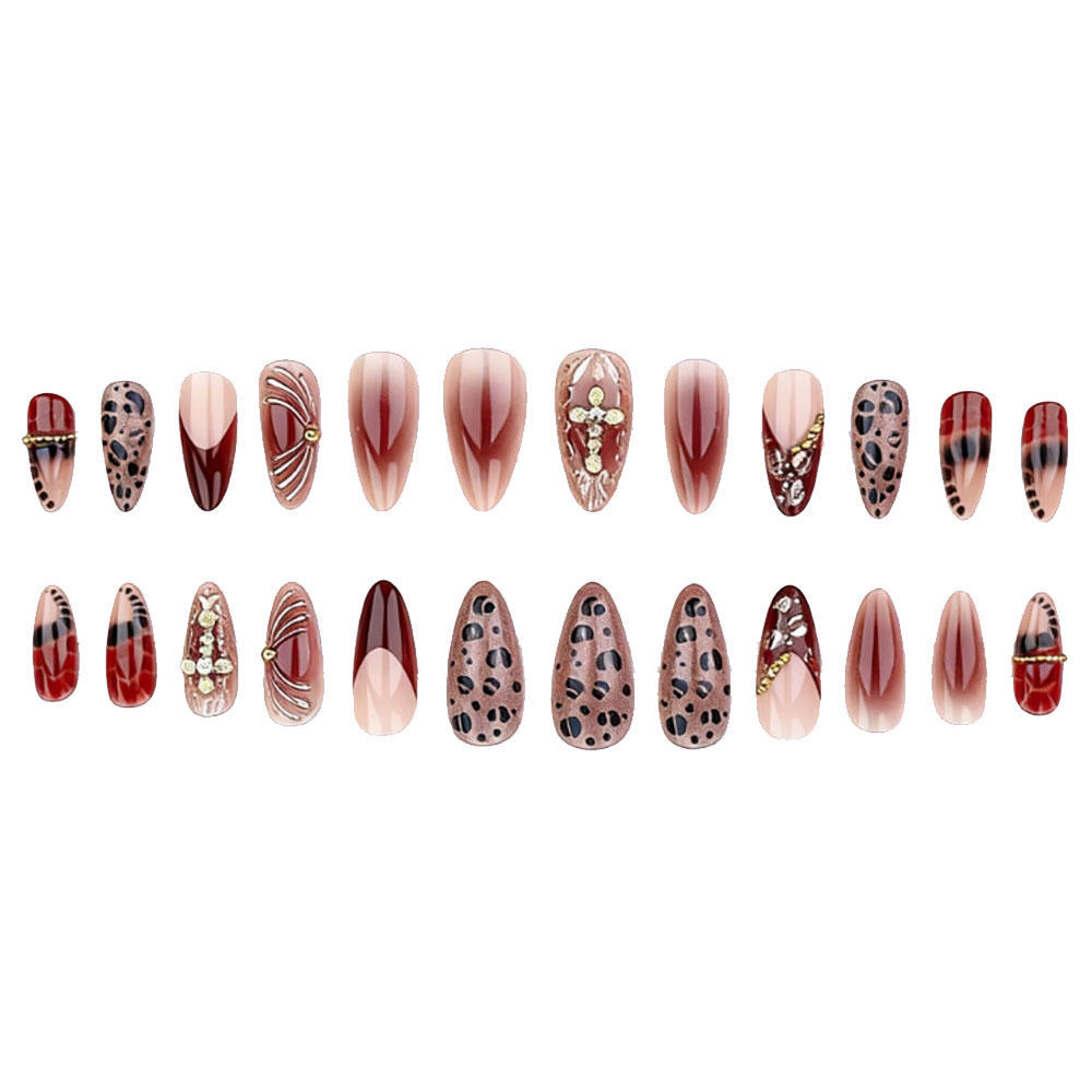 Medium fake nails for women gr - Pressed Flower Art recensie en prijs
