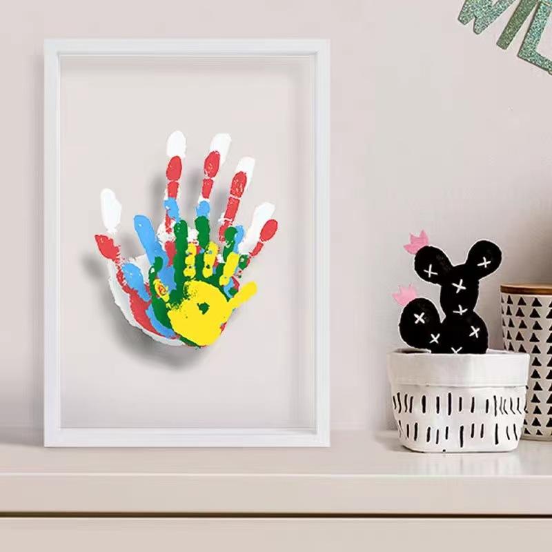 1 Set Family Handprint Photo F - Engraved Wood Frame recensie en prijs
