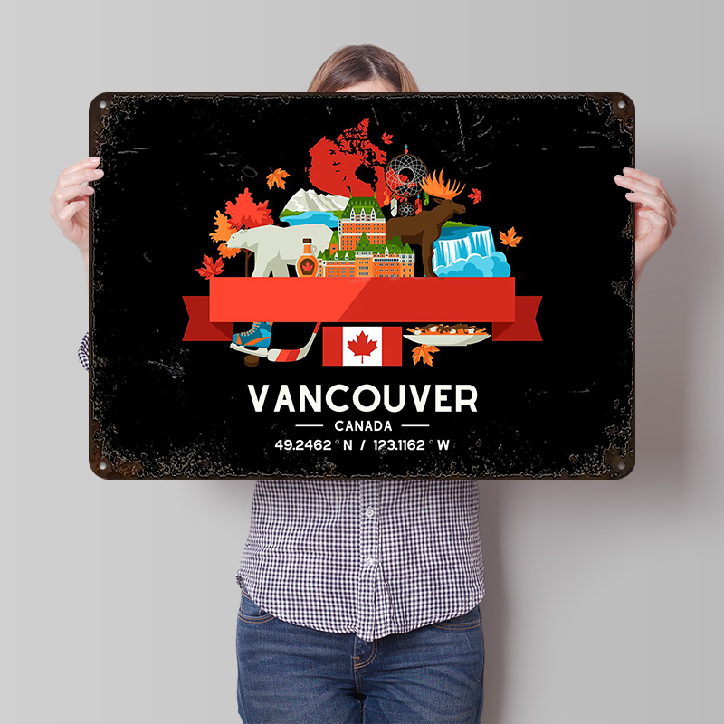 Vancouver City Map Printed Pos - Custom Map Poster recensie en prijs
