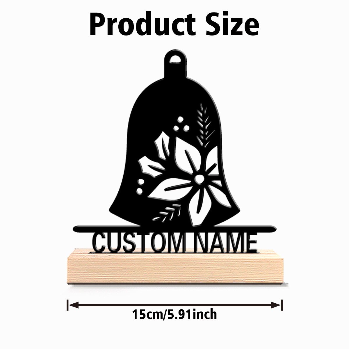 1pc New Design Personalized Cu - Engraved Wood Frame recensie en prijs