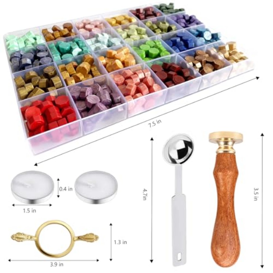 Wax Seal Stamp Kit - Sealing W - Wax Seal Letter Kit recensie en prijs