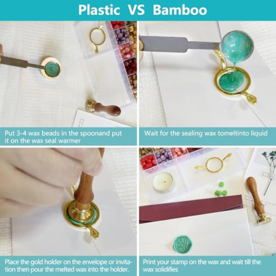 Wax Seal Stamp Kit - Sealing W - Wax Seal Letter Kit recensie en prijs
