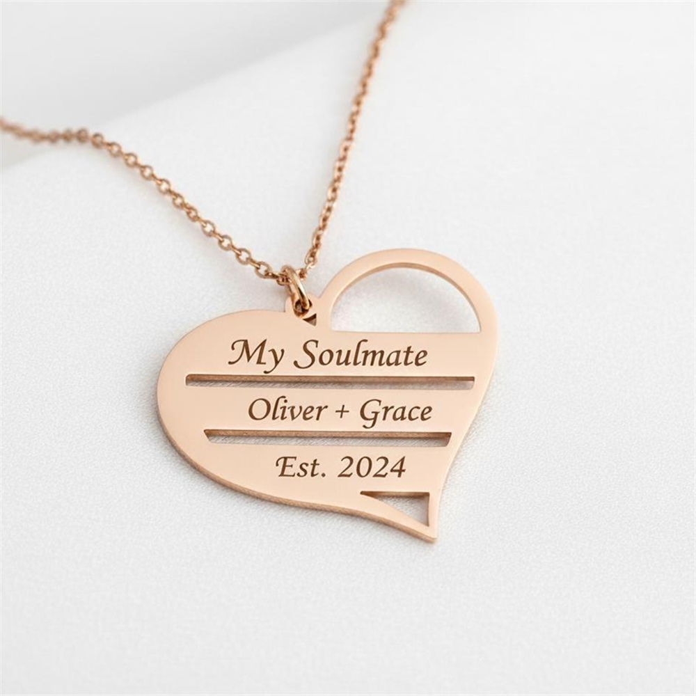 Custom Heart Necklace Stainles - Birth Flower Necklace recensie en prijs
