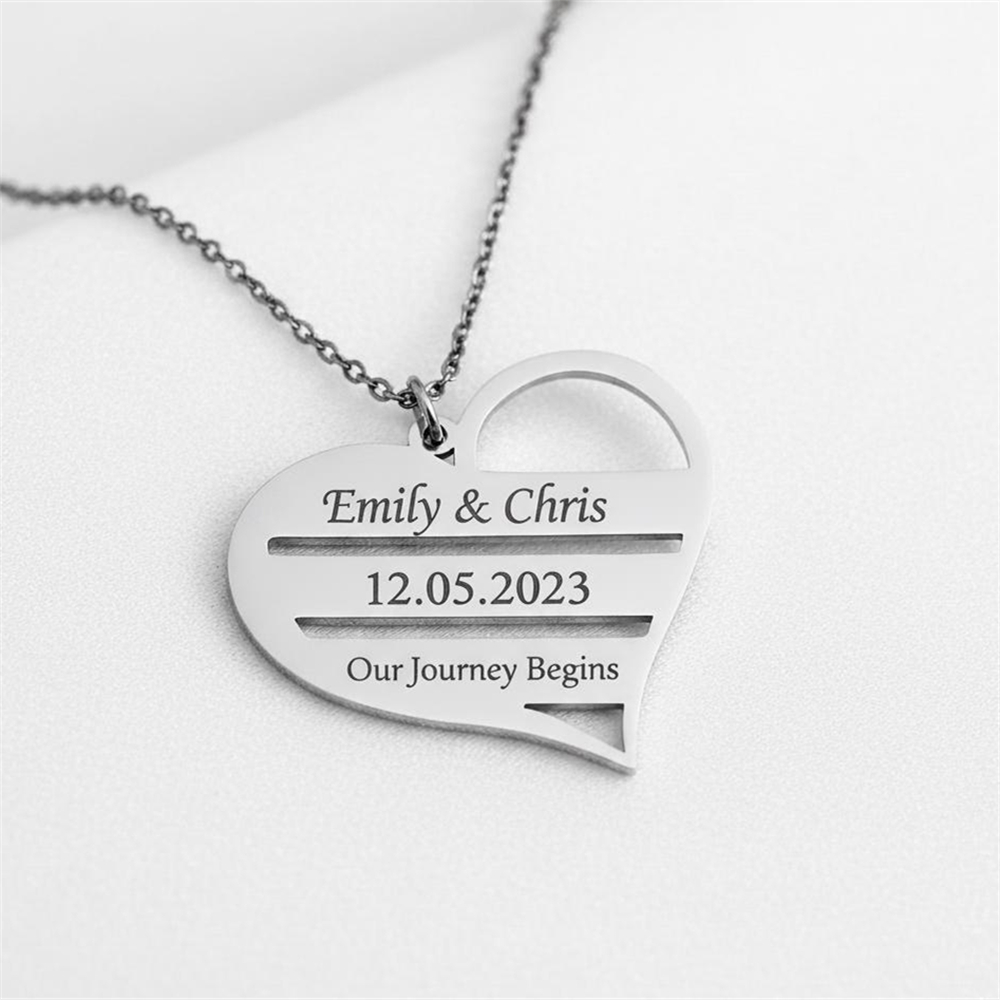 Custom Heart Necklace Stainles - Birth Flower Necklace recensie en prijs